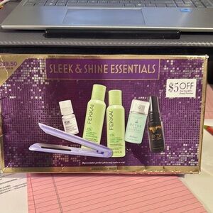 Sleek & Shine Essentials Hair Care Kit - Purple